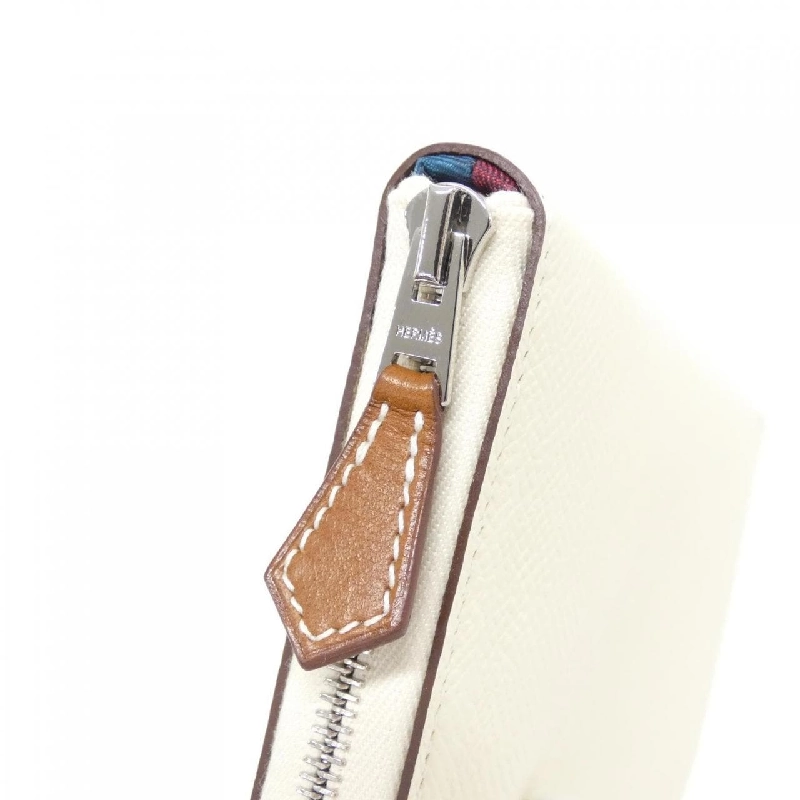 【Sản phẩm chưa sử dụng】Ví Hermes DELLA CAVALLERIA bằng lụa trong cổ điển 069645CK 621399