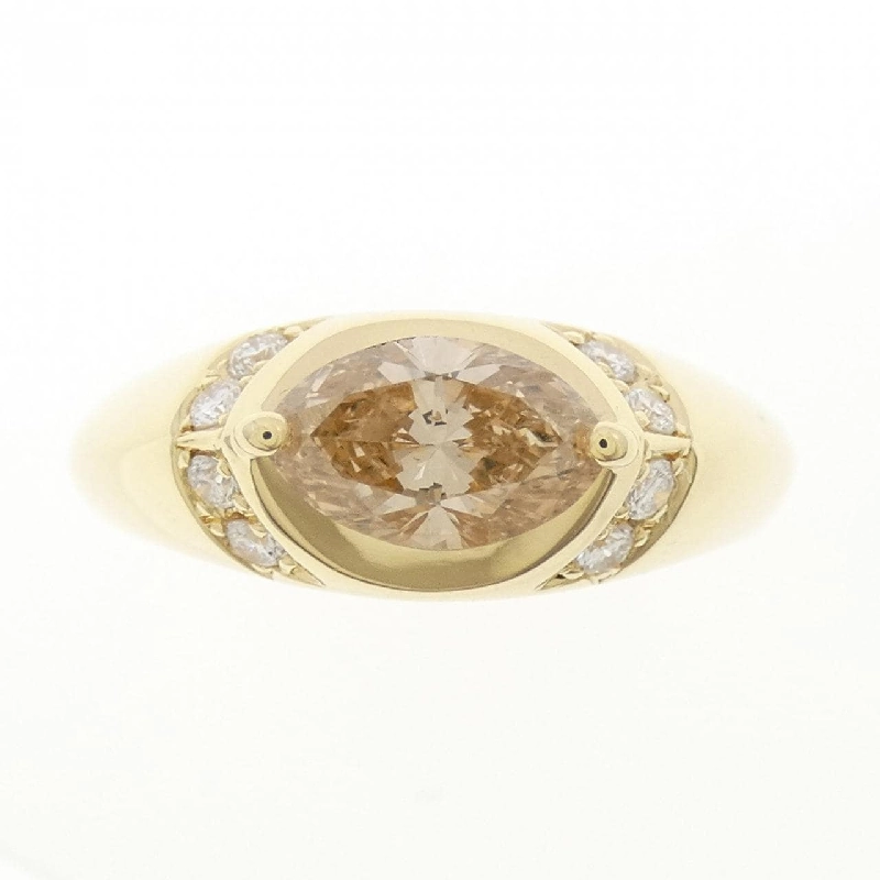 Nhẫn kim cương K18YG 1.003CT - Hàng hiệu chính hãng 846924