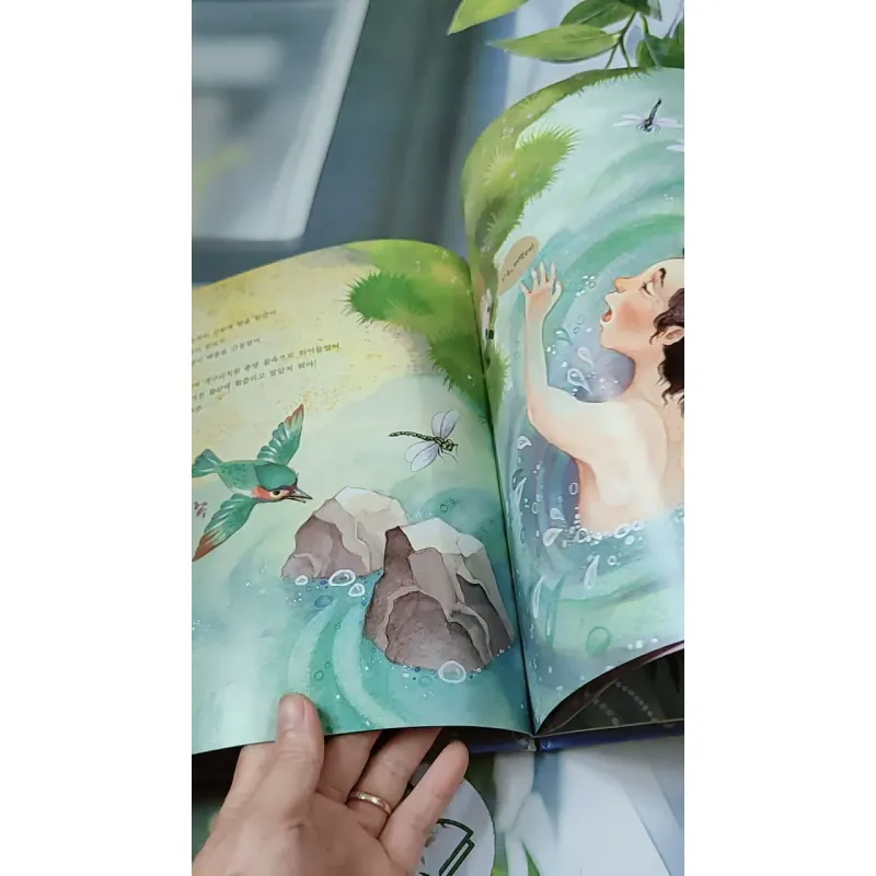 [Tặng nẹp góc] Truyện thiếu nhi Hàn Quốc: Moyamo Anu 51 -  모야모 아누와: 아이와 물의 요정 732054