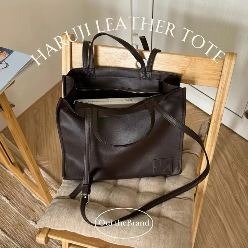 Túi Tote OUI Nâu Choco Siêu to Đựng vừa laptop 717758