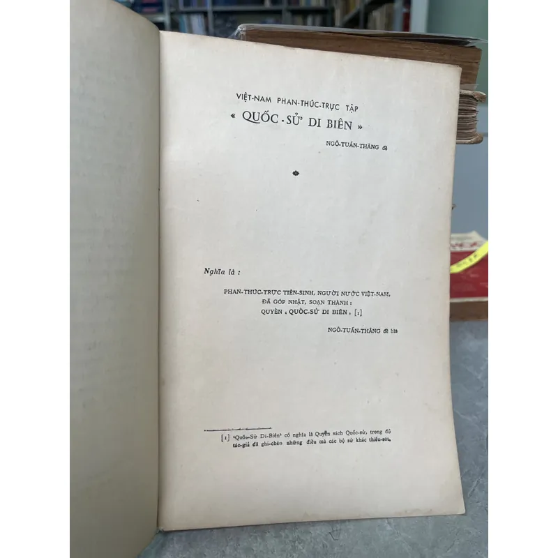 QUỐC SỬ DI BIÊN - PHAN THÚC TRỰC 717142