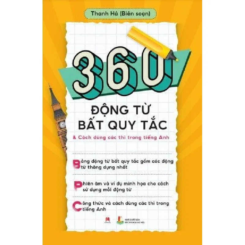 [Sách Cũ SCGR] 360 Động Từ Bất Quy Tắc & Cách Dùng Các Thì Trong Tiếng Anh (Tái Bản 2024) Thanh Hà - Huy Hoàng Book HỌC NGOẠI NGỮ 687858