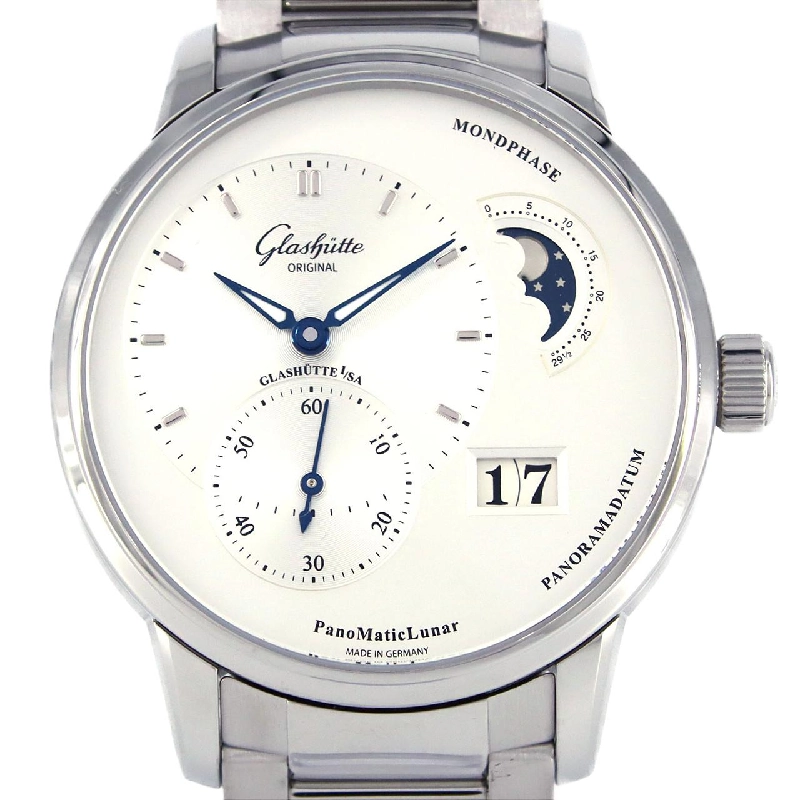 Glashütte Original Panomatic Luna 1-90-02-42-32-71 SS tự động - Hàng hiệu Chính hãng 889352