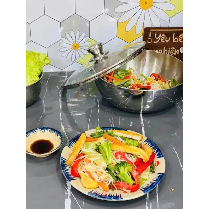 Chảo inox 304 Kalite KWP2501 – Chiên xào chuẩn vị mới 100% 723236