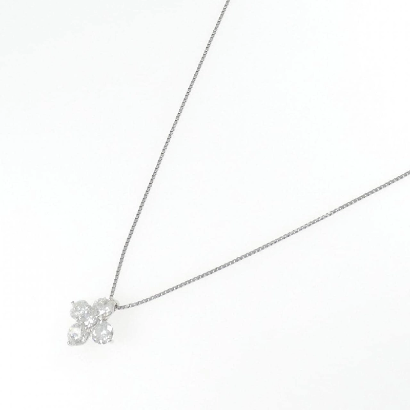 Dây chuyền kim cương hoa PT900/PT850 2.013CT - Hàng hiệu Authentic 857117