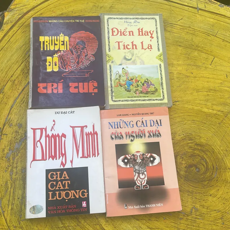 COMBO NHỮNG CÁI DẠI CỦA NGƯỜI XƯA- TRUYỆN ĐỐ TRÍ TUỆ-ĐIỂN HAY TÍCH LẠ-KHỔNG MINH GIA CÁT L 779352