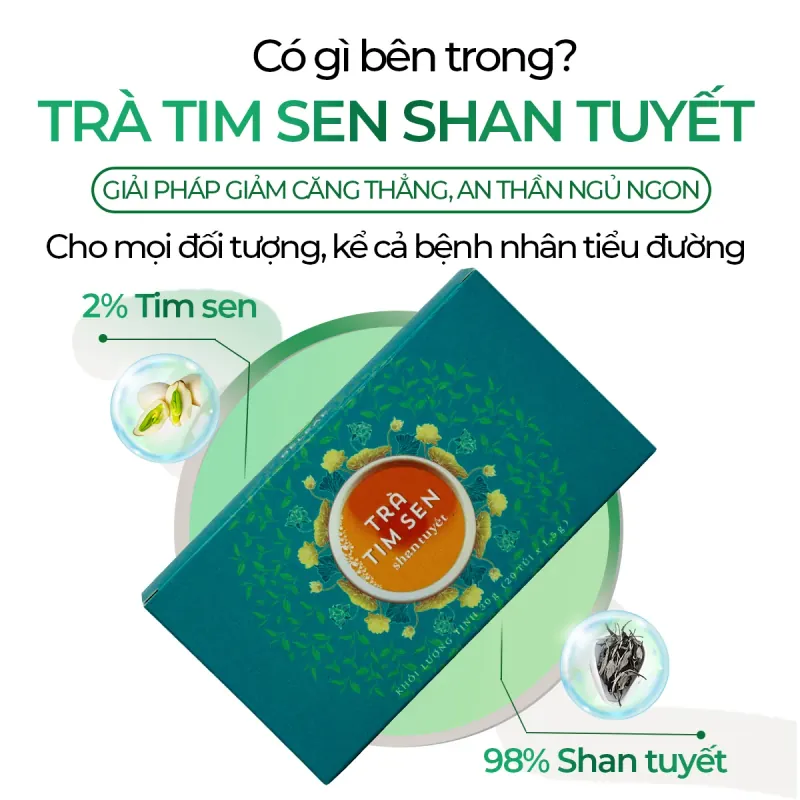 Trà tìm sen San tuyết cổ thụ Sunbeleaf 747558