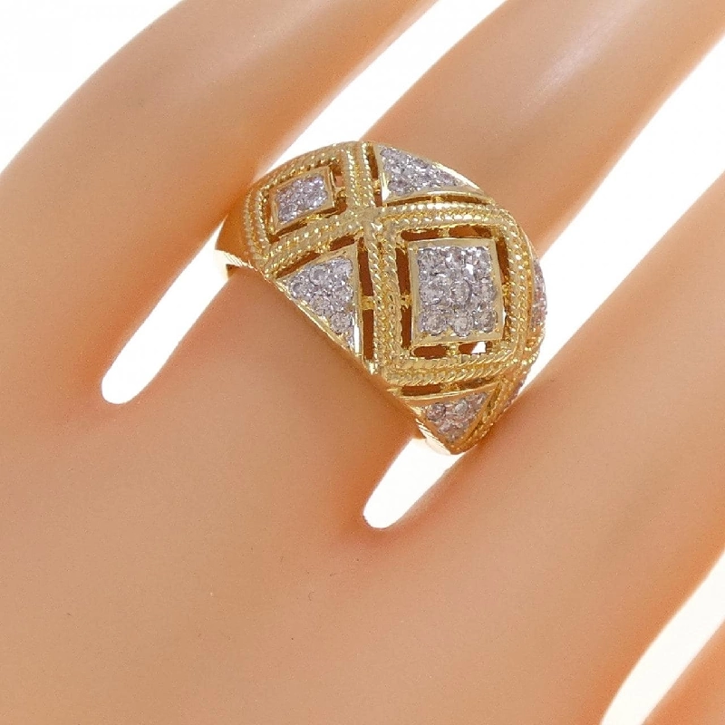 Nhẫn kim cương K18YG/K18WG 0.18CT - Hàng hiệu Authentic 849369