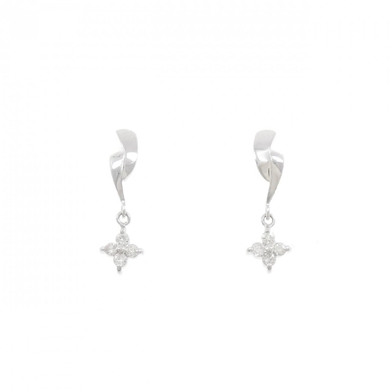 K18WG Bông tai kim cương - Hàng hiệu Authentic 866469