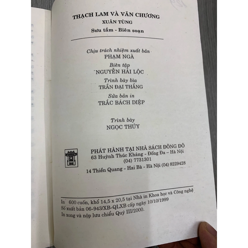 Thạch lam và văn chương. 1a3.  509015