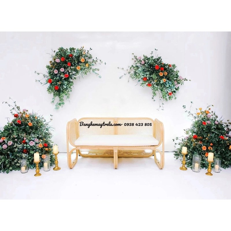 Ghế sofa mây vuông lưới mắt cáo 445808