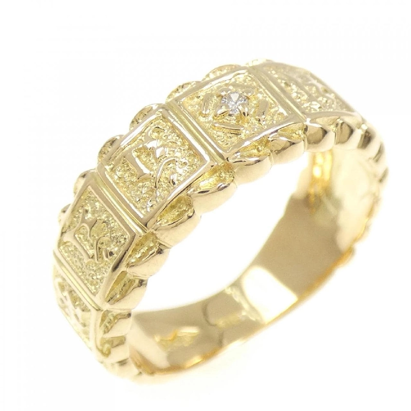 Nhẫn kim cương K18YG 0.01CT - Hàng hiệu chính hãng 852090