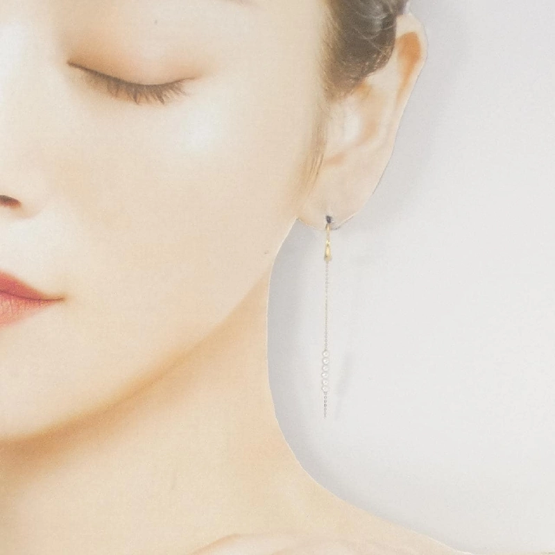 Bông tai ngọc trai nước ngọt 750YG - Hàng hiệu Authentic 869061