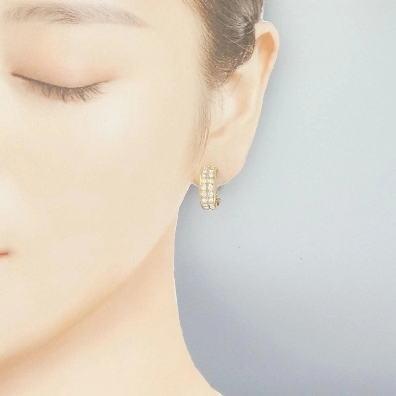 K18YG Bông tai kim cương 1.47CT - Hàng hiệu Chính hãng 862017