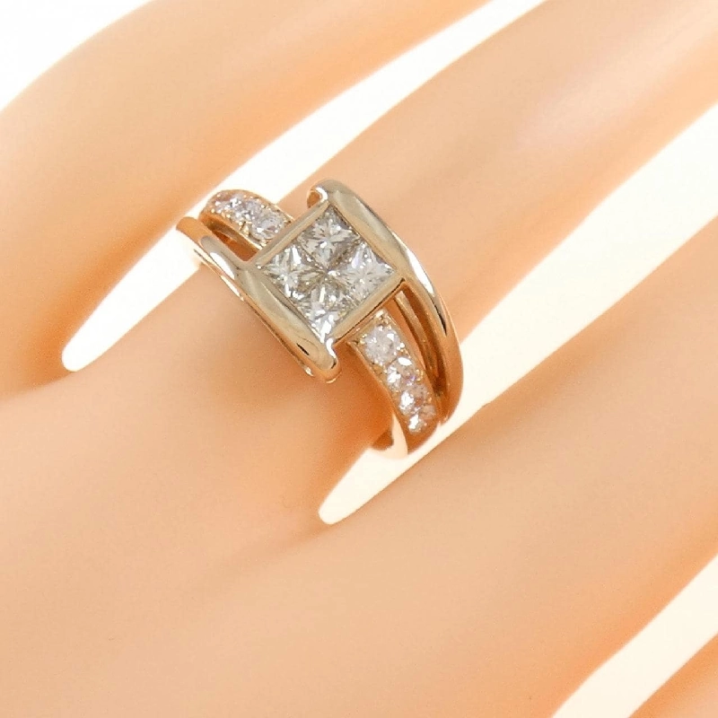 Nhẫn kim cương K18PG 1.00CT 671634