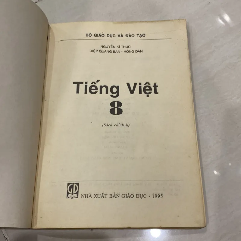 TIẾNG VIỆT 8 (XB 1995) 993809