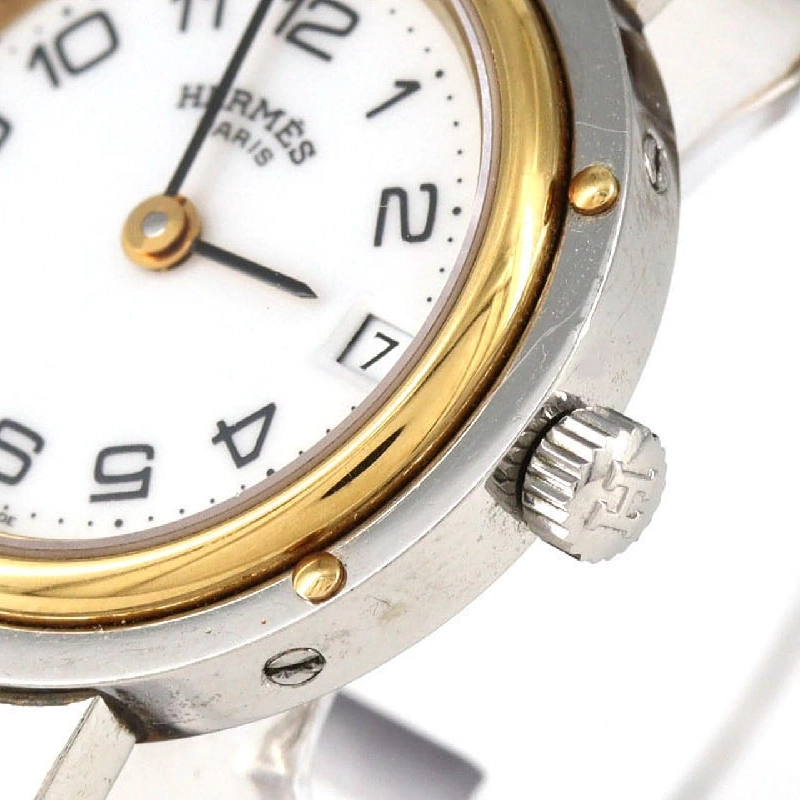 Đồng hồ Hermès Clipper Combi SSxGP Quartz - Hàng hiệu Chính hãng 873256