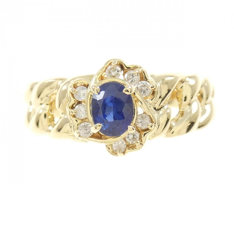 Nhẫn Sapphire K18YG 0.20CT - Hàng hiệu Chính hãng 859726