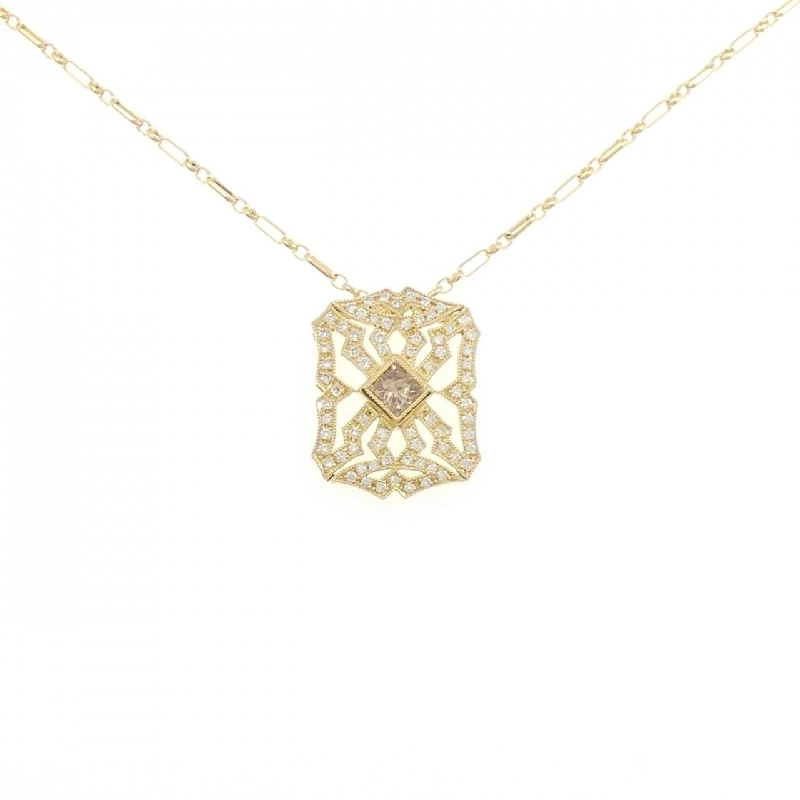 K18YG Dây chuyền kim cương 0.83CT - Hàng hiệu Authentic 848317