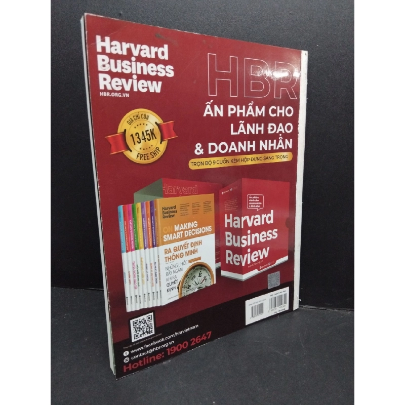 Quản lý bản thân - Harvard Business Review mới 80% rách gáy 2019 HCM2809 Clayton M. Christensen KỸ NĂNG 917386