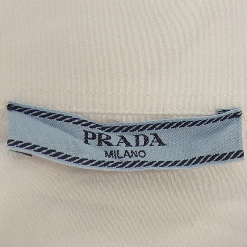 Áo sơ mi POPLIN PRADA TỪ SÀN DIỄN P480I SOOO 1XV2 - Hàng hiệu Chính hãng 808445