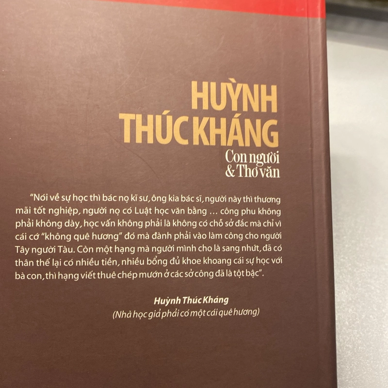 HUỲNH THÚC KHÁNG, CON NGƯỜI & THƠ VĂN, XUẤT BẢN NĂM 2006 475646