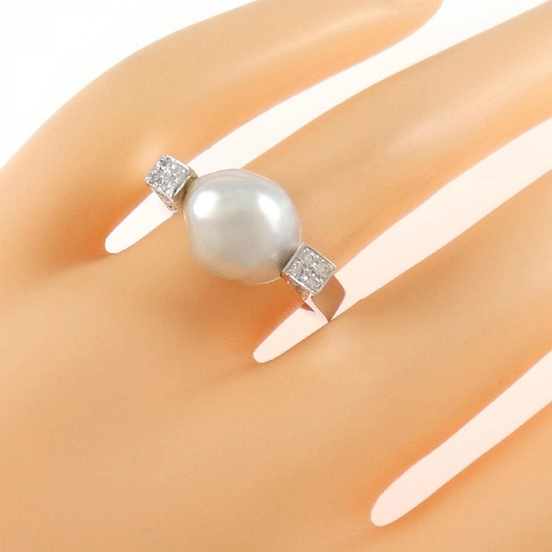 Nhẫn ngọc trai trắng K18WG 665940