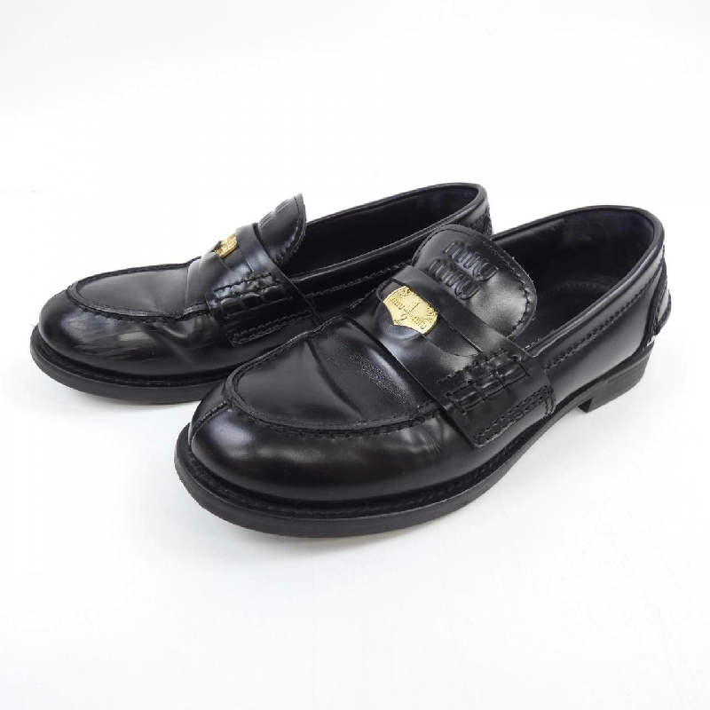 Giày lười da chải MIU MIU 5D773D 660099