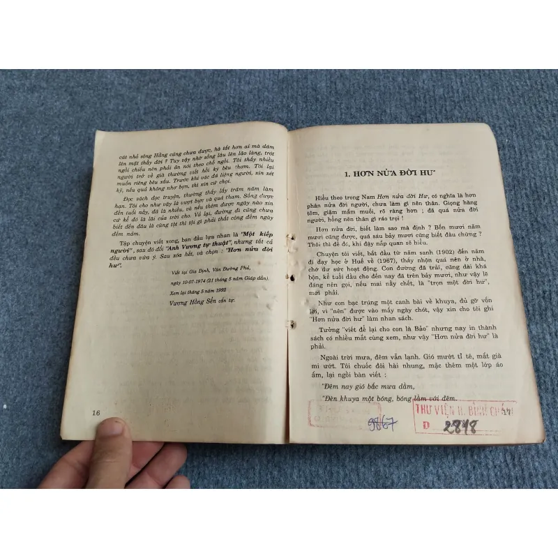 HƠN NỬA ĐỜI HƯ - VƯƠNG HỒNG SỂN 701931