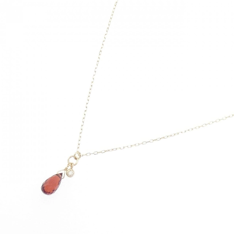 K10YG Garnet Necklace - Hàng hiệu Authentic 860074