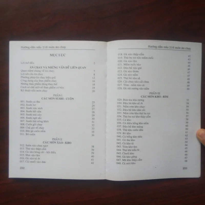 [Sách Ẩm Thực] Hướng Dẫn Nấu 216 Món Ăn Chay - Món Chay 974658