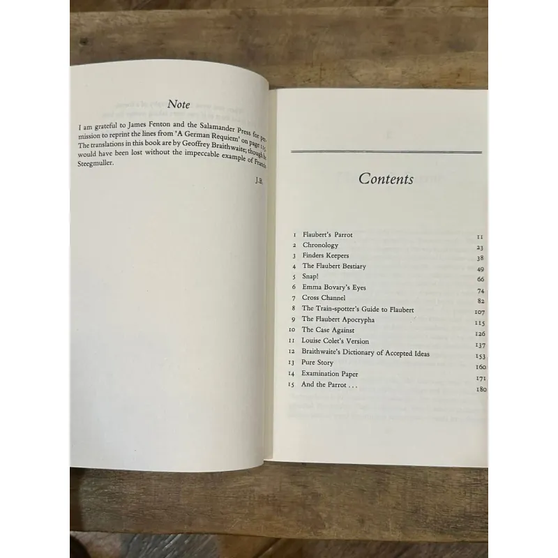 Flaubert’s Parrot - Julian Barnes 729040