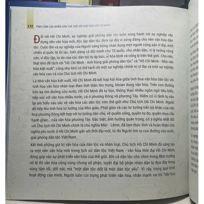 SÁCH TÌNH CẢM CỦA NHÂN DÂN THẾ GIỚI VỚI CHỦ TỊCH HỒ CHÍ MINH 700695