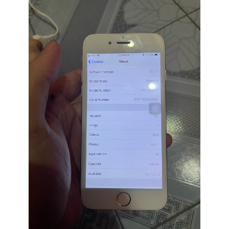 iPhone 6 KH/A quốc tế 64GB full chức năng 16666