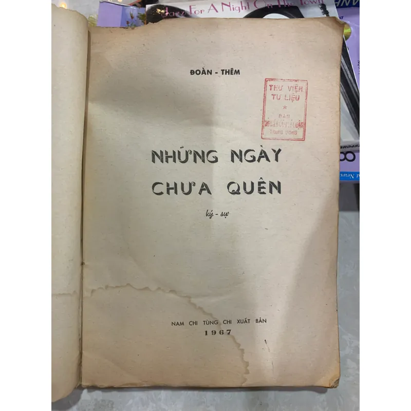 NHỮNG NGÀY CHƯA QUÊN - ĐOÀN THÊM 613525