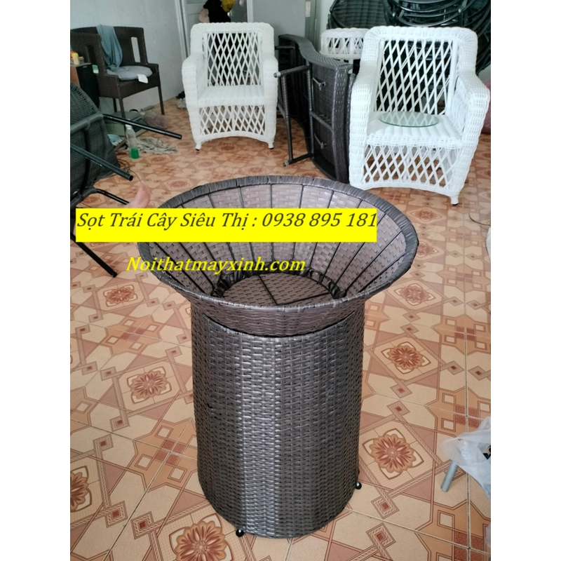 Giỏ trưng bày trái cây cho siêu thị bằng mây 383411