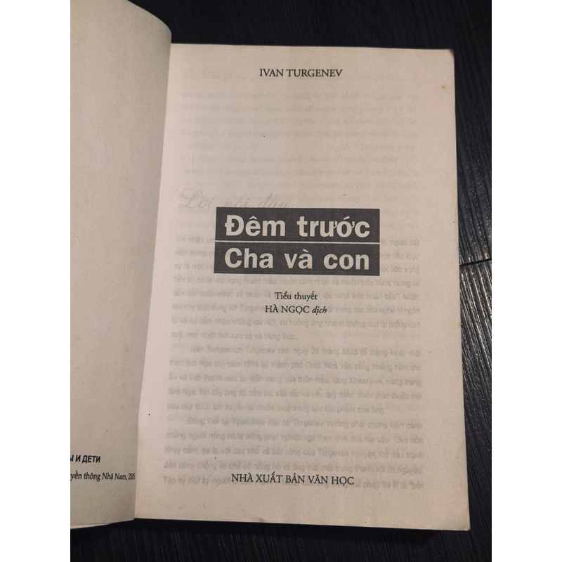 Đêm trước cha và con 532080