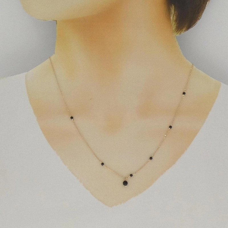 K10PG Onyx Necklace - Hàng hiệu Authentic 863876