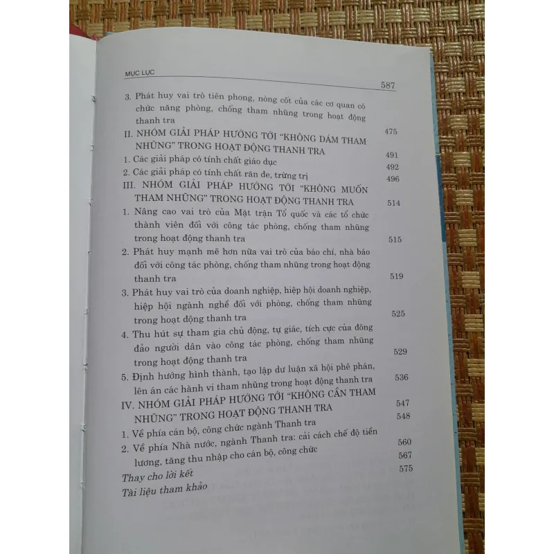 PHÒNG CHỐNG THAM NHŨNG TRONG HOẠT ĐỘNG THANH TRA Ở VIỆT NAM 761530