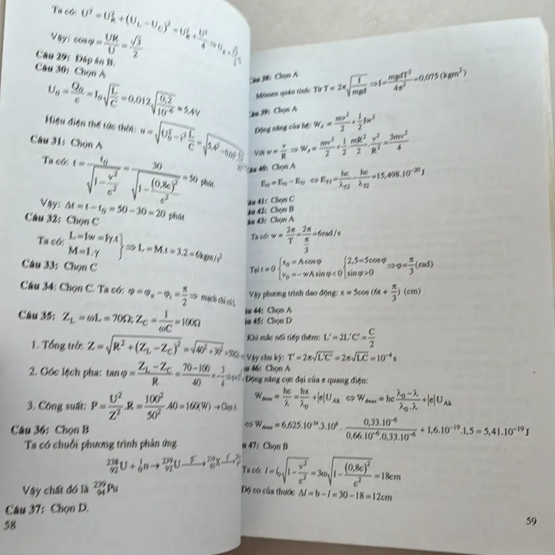 Giải nhanh 27 đề thi vật lý 777959