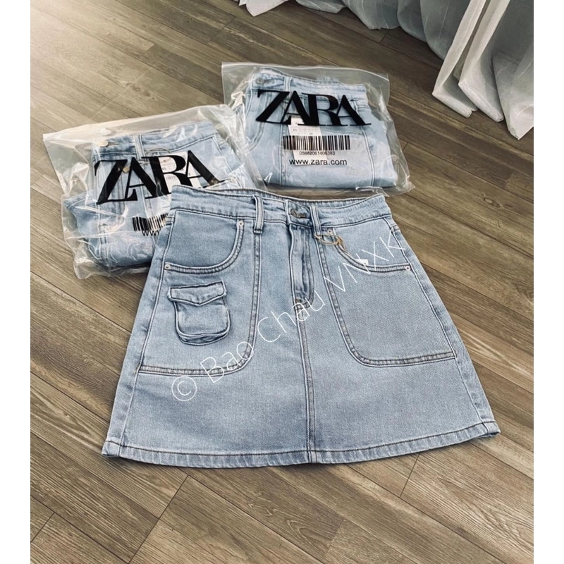 Chân váy zara sizeS jean new 317425