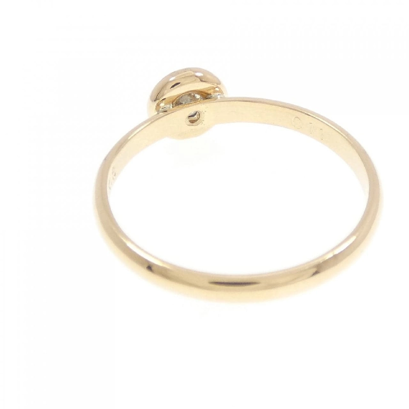Nhẫn kim cương K18YG 0.11CT 671358