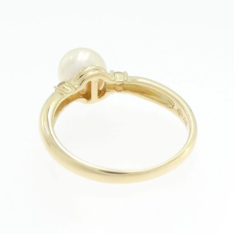 Nhẫn ngọc trai Akoya K18YG 6.6mm 668692