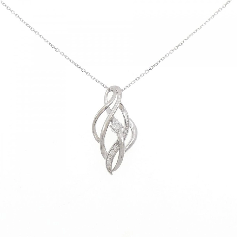 K18WG Dây chuyền kim cương 0.23CT - Hàng hiệu Chính hãng 857423