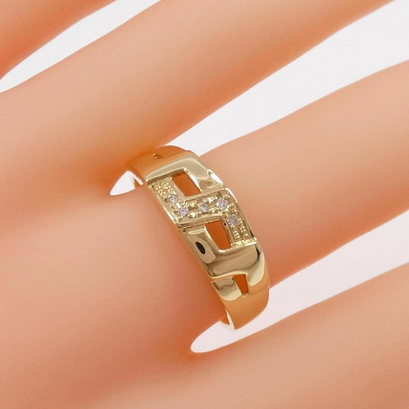 Nhẫn kim cương K18YG 0.03CT - Hàng hiệu Authentic 849797