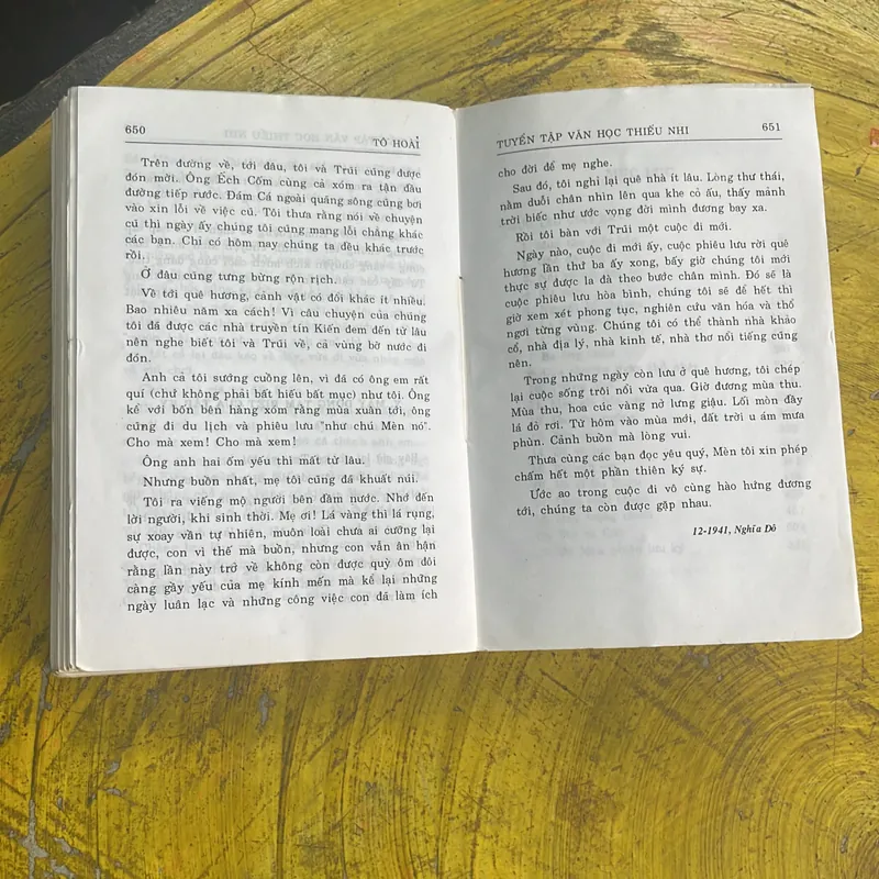 TUYỂN TẬP VĂN HỌC THIẾU NHI ( full hai tập ) TÔ HOÀI 697231