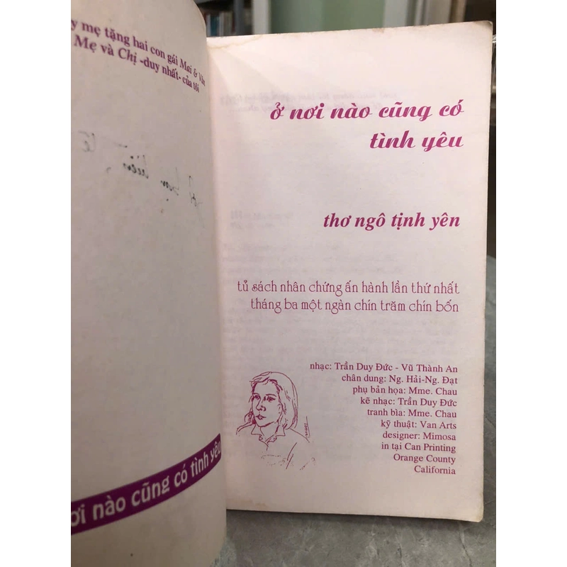 Ở NƠI NÀO CŨNG CÓ TÌNH YÊU - Ngô Tịnh Yên 476978