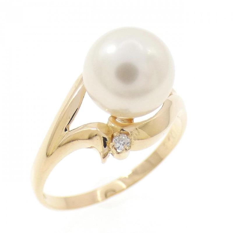 Nhẫn ngọc trai Akoya K18YG 7.8mm - Hàng hiệu Authentic 852472