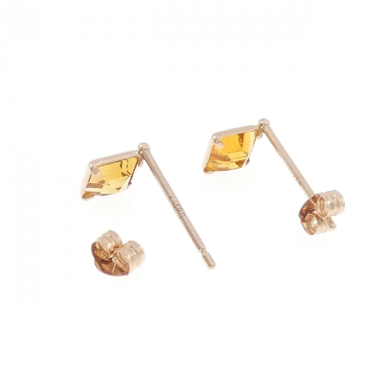K14PG Citrine Bông tai - Hàng hiệu Chính hãng 868895
