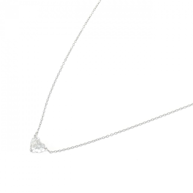 Dây chuyền kim cương PT900/PT850 0.483CT F SI1 hình trái tim - Hàng hiệu Chính hãng 879969